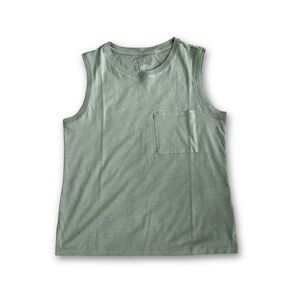 Joie Green Pocket Tank Top Size XS Relaxed Fit